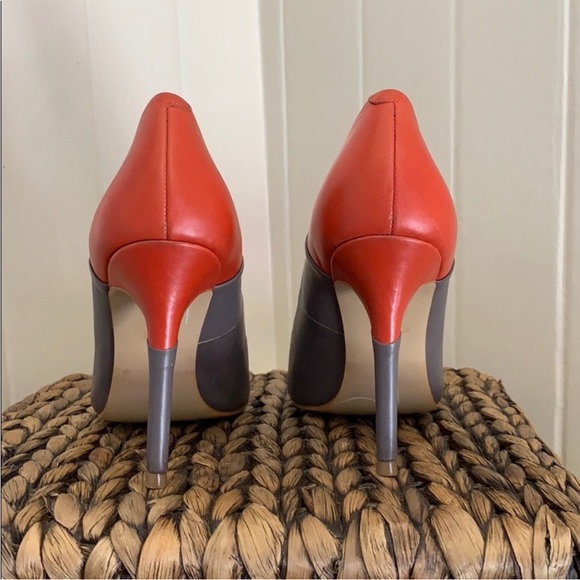 Like New Reiss Color Block High Heels - Picture 2 of 10